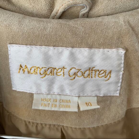 Margaret Godfrey Suede Leather Blazer Jacket - Picture 2 of 8